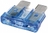 Composants électriques, Fusible lame standard 32V 15A longueur 18,6mm bleu pack 50x Hella, Hella 4