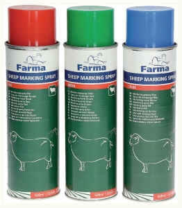 Identification & recognition, Sheep marking spray, red, Farma 2