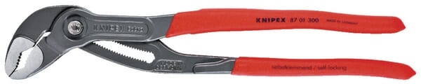 Værktøj, Vandpumpetang 300 mm 8701-300 Knipex Cobra maks ø70 mm, Knipex 2