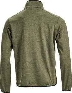 Arbejdstøj & værnemidler, Fleece sweatshirt 1/2 lynlås herre, oliven 3XL, Kramp 2