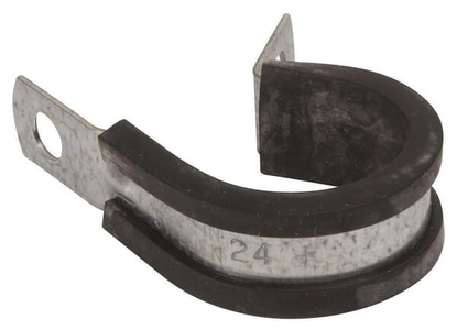 Irrigation, Pipe clamp 12.7mm, metal with ABA insert, ABA 3