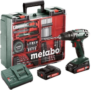 Værktøj, Bore/skruemaskine akku BS 18-sæt, Metabo 1