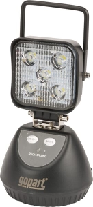 Maskinelektricitet, Genopladelig LED arbejdslampe med magnet, Gopart 1