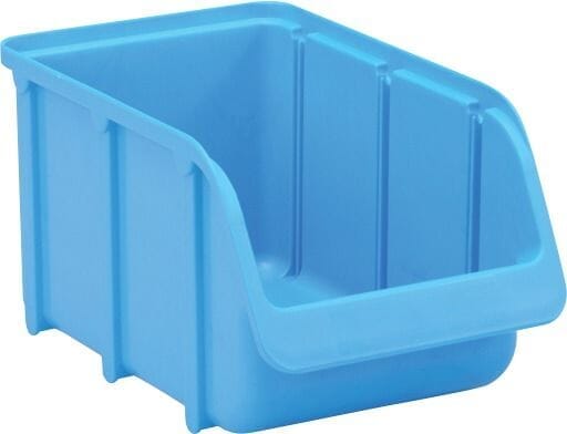 Storage box 145x240x125mm, 3l capacity, blue polypropylene, Linbin no.3 by  Hünersdorff - Hünersdorff - 4007228703313