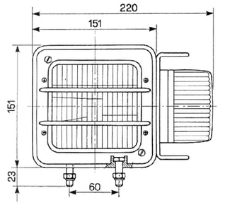 Phare avant Cobo 7700692118 adaptable