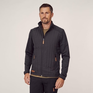 Work clothing & PPE, Hybrid/fleece jacket Men, charcoal S, Kramp 7