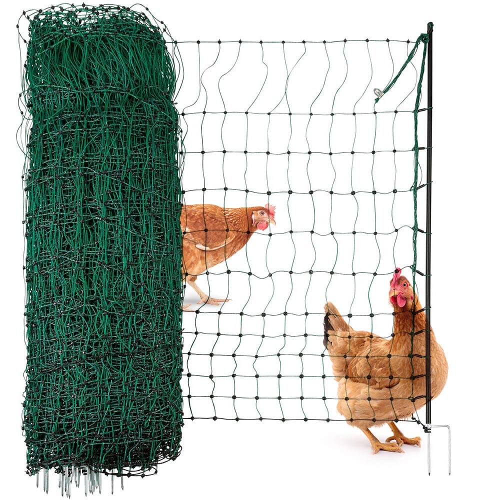 Filet-enclos pour poules 12 mètres