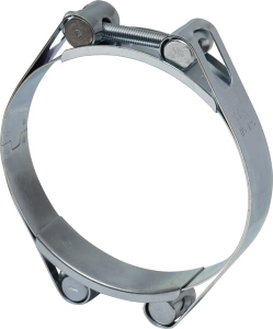 Irrigation, Hose clamp, 115-125mm double bolt, double band DIN912 zinc plated Kramp, Kramp 2