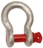 Fasteners, Shackle H 0.5 1/4" galv, Unbranded 1